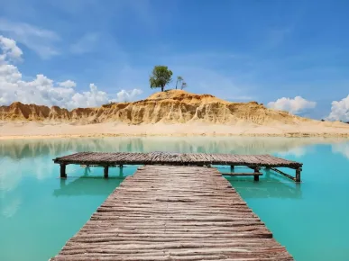 Telaga Biru-woestijn