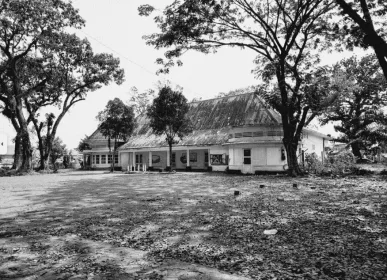 Historisch gebouw in Palembang