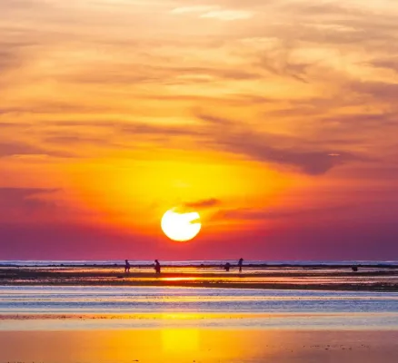 Zonsopgang bij Sanur Beach Bali